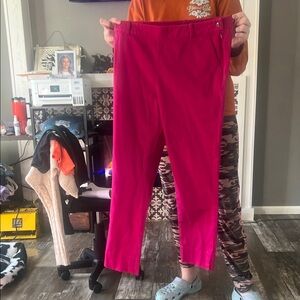 Lauren Ralph Lauren Pink Straight Leg Pants